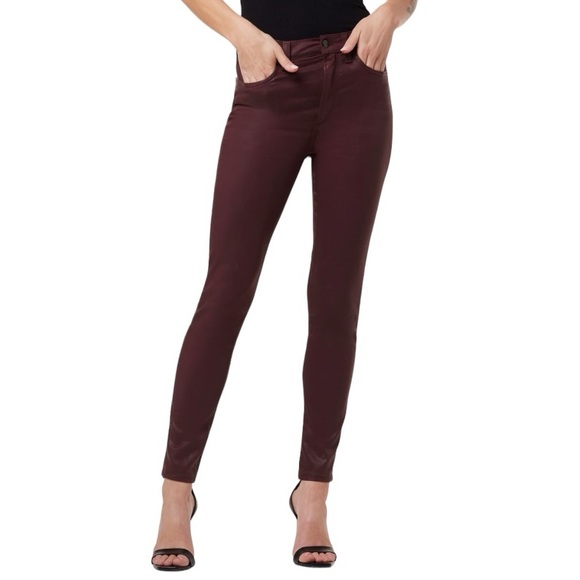 Joe's The Charlie Coated High Waist AnkleSkinny Jeans